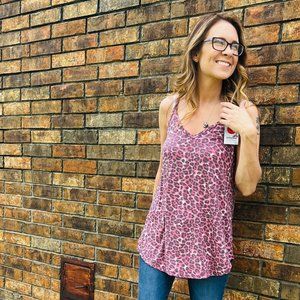 Cranberry Leo Tank